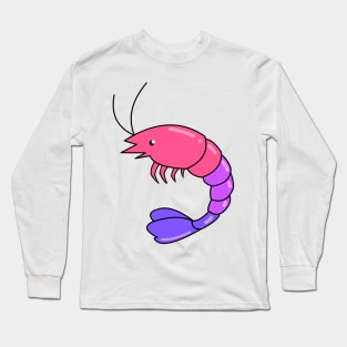 Pride Shrimp Bisexual Long Sleeve T-Shirt